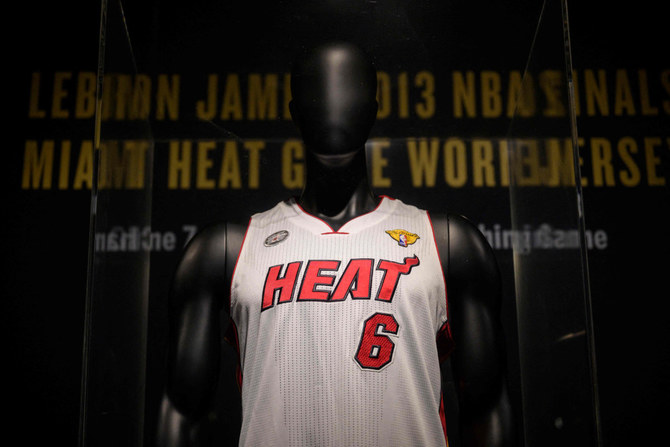 Lebron james best sale worn jersey