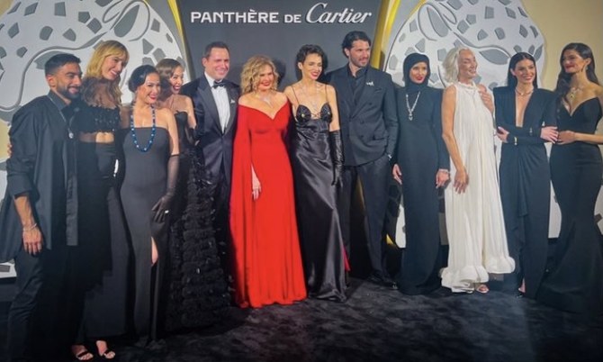 Arab celebrities walk star studded Cartier show in Dubai Arab News