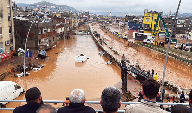 Flash Floods Kill At Least 14 In Turkish Quake Zone | Arab News