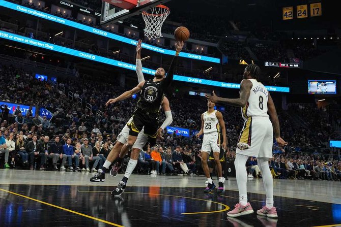 Curry Scores 39 To Lead Warriors Rally Over Pelicans | Arab News