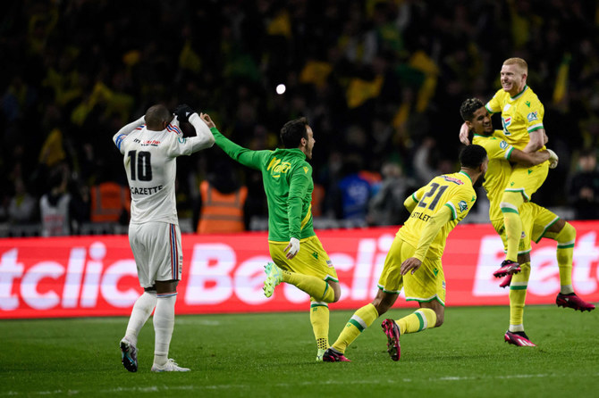 Holders Nantes down Lyon to reach French Cup final | Arab News