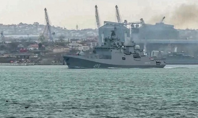 Russia Repels Drone Attack On Crimea Port | Arab News