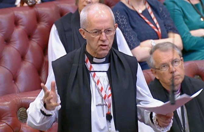 Archbishop Of Canterbury: UK Migration Bill Is Morally Wrong | Arab News