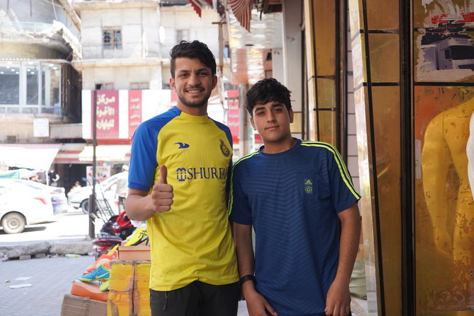 Ronaldo's Al-Nassr shirt a big hit on the streets of Baghdad