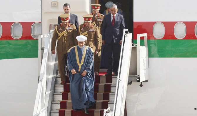 Oman’s sultan in Iran for talks on diplomatic, security issues | Arab News