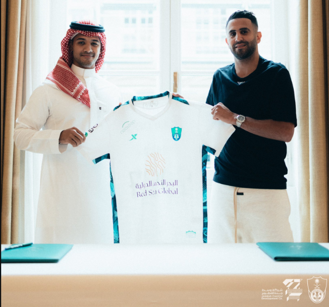 Riyad Mahrez leaves Manchester City for Saudi soccer club Al-Ahli 