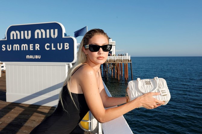 Gigi Hadid stuns in black at Miu Miu Summer Club in Malibu