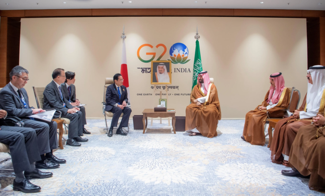 Saudi Crown Prince Meets Japanese Prime Minister On Sidelines Of G20 ...