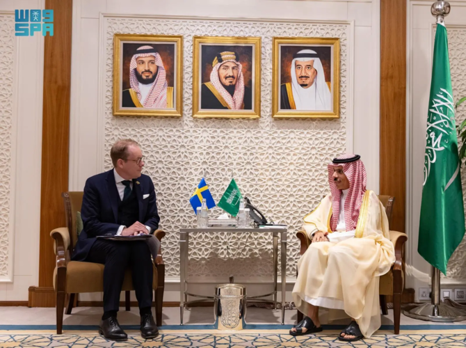 Saudi Officials Hold Talks With Croatian Swedish Foreign Ministers In Riyadh Arab News 5274