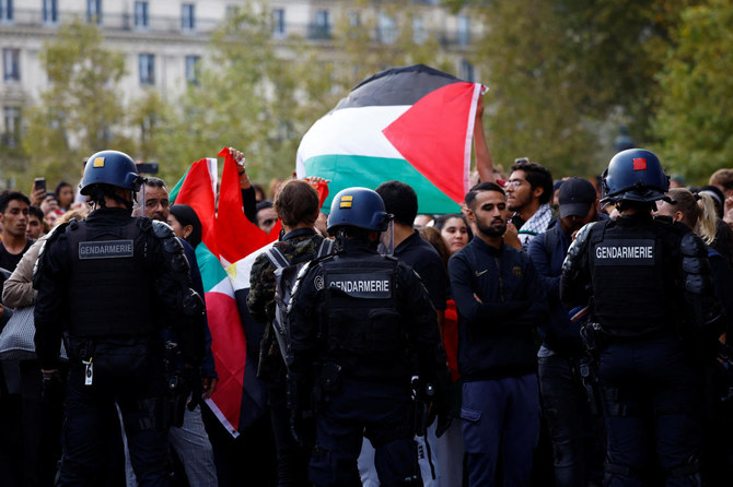 France Bans Pro-Palestinian Protests After Hamas Attack | Arab News