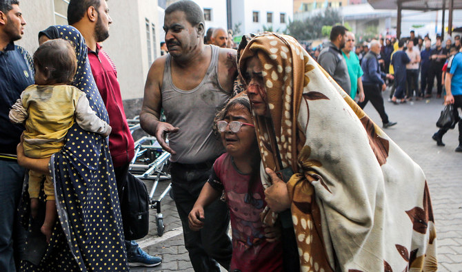 One Million Gazans Flee As Israel Readies For Ground Attack Arab News 3882