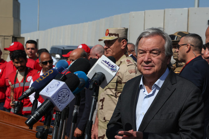 Aid Trucks Need To Move To Gaza As Quickly As Possible: UN Chief | Arab ...