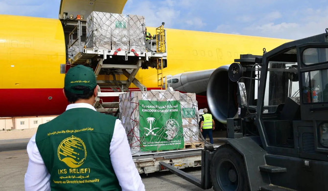 Gaza mission Fifth Saudi relief plane lands in Egypt Arab News