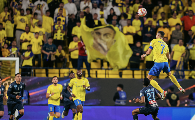 Cristiano Ronaldo nets first goal to help Al Nassr move back top of the  table
