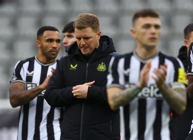 Newcastle United slide continues as pressure mounts on Eddie Howe and  players | Arab News