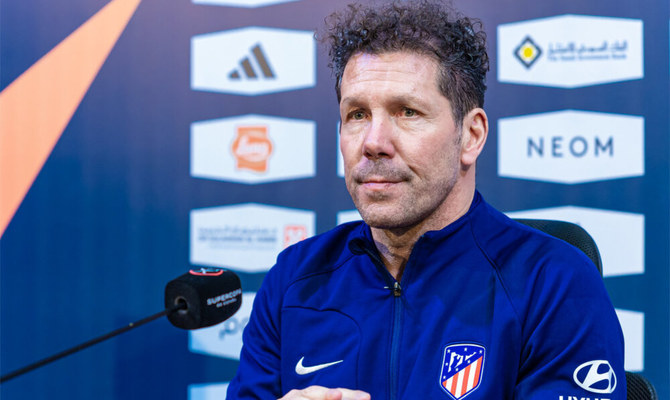 Atletico Madrid boss Diego Simeone sets sights on Spanish Super Cup victory  over Real in Riyadh | Arab News