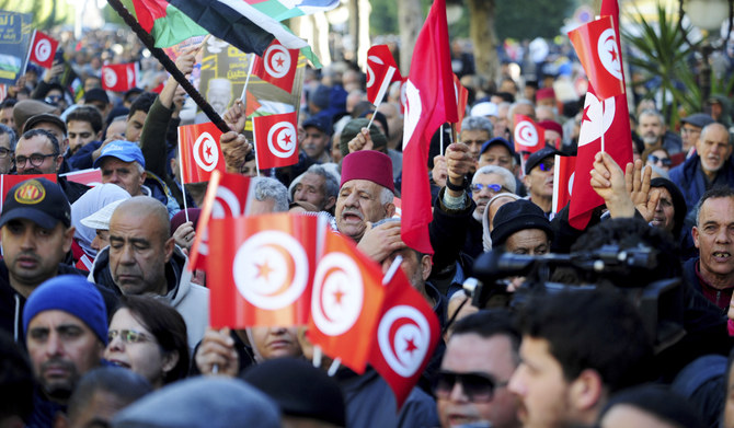 Tunisians Protest On Arab Spring Uprising Anniversary Arab News   4180956 1439296681 