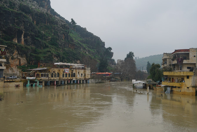 Heavy flooding in Syria damages tents sheltering Idlib earthquake survivors 