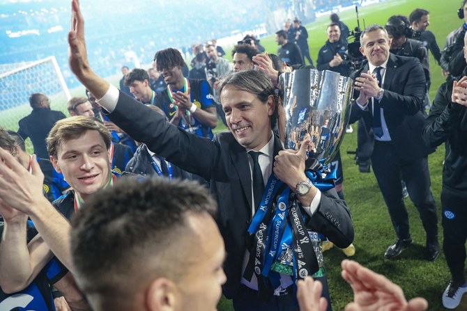 Inter boss Inzaghi praises 'leader' Martinez after Italian Super Cup win