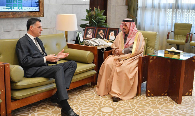 Riyadh Governor Receives EU Ambassador To Saudi Arabia | Arab News