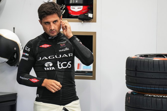 Bonhams : A pair of Luciano Burti's Jaguar Formula 1 Team racing overalls,