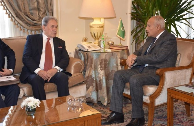 Arab League chief and New Zealand foreign minister discuss Palestinian cause