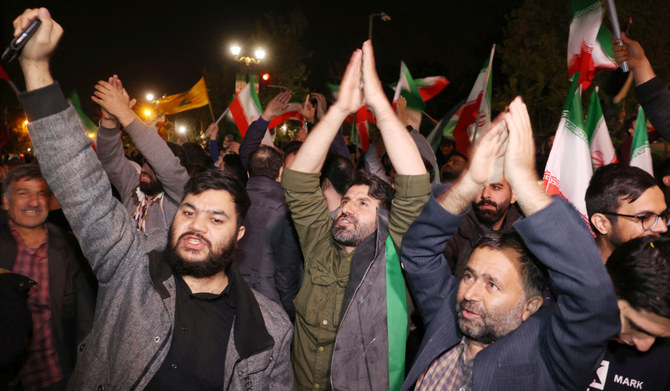 Thousands gather in Iran in show of support for attack on Israel | Arab ...