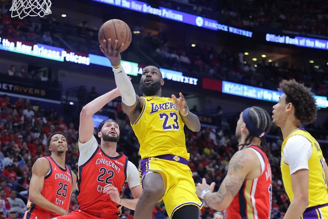 LeBron James and the Lakers beat Pelicans in play-in, earn a playoff ...