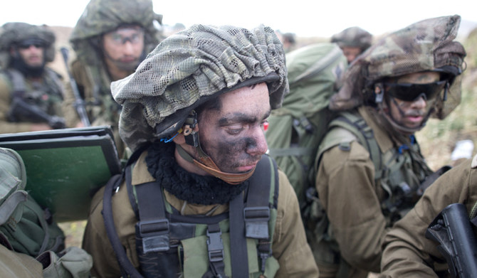 Israeli soldiers of the Jewish Ultra-Orthodox battalion 