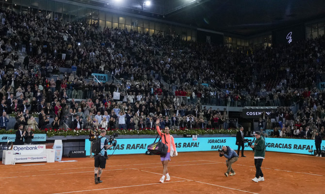 Nadal gets emotional after losing in his last Madrid Open appearance ...