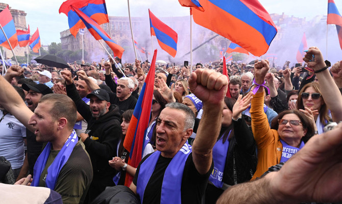 Armenians Throng Center Of The Capital To Demand The Prime Minister’s ...