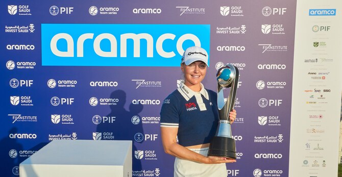 Charley Hull triumphs at Aramco Team Series in Riyadh with impressive  18-under finish | Arab News