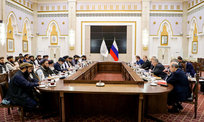 Russia security chief meets Taliban officials in Kabul | Arab News