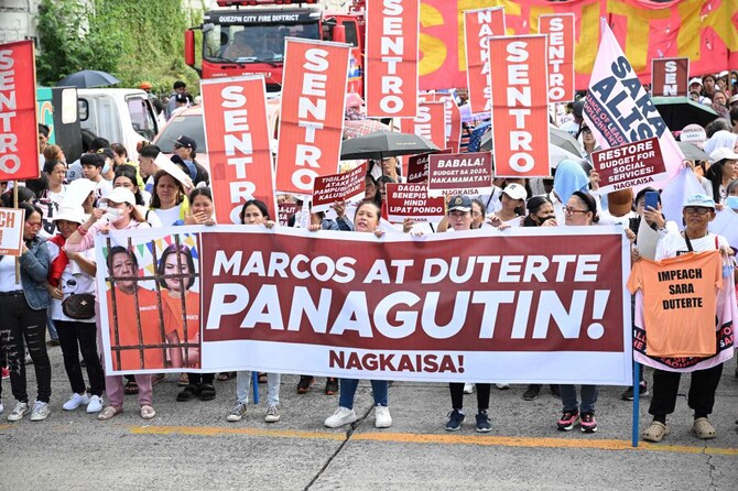 Protesters call for VP Duterte impeachment | Arab News PK