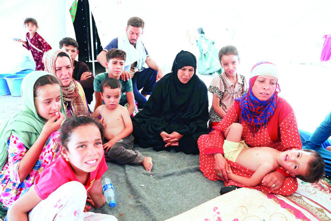 Iraqis suffer in desert camps after flight from Fallujah | Arab News