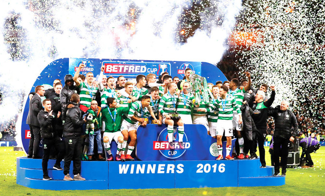 Celtic lifts 100th trophy in League Cup