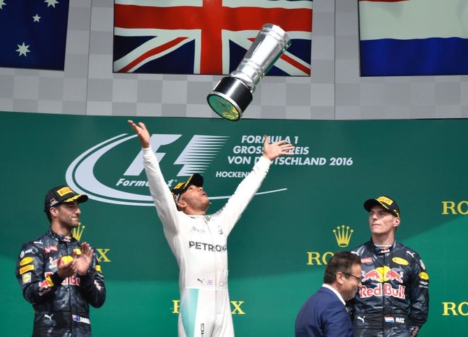 Hamilton Pulls Well Clear With German Victory | Arab News