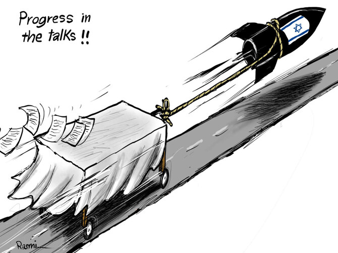 Cartoon by Amjad Rasmi. (Courtesy of Asharq Al-Awsat)