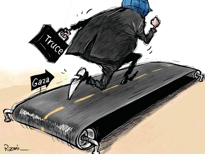 Cartoon by Amjad Rasmi. (Courtesy of Asharq Al-Awsat)