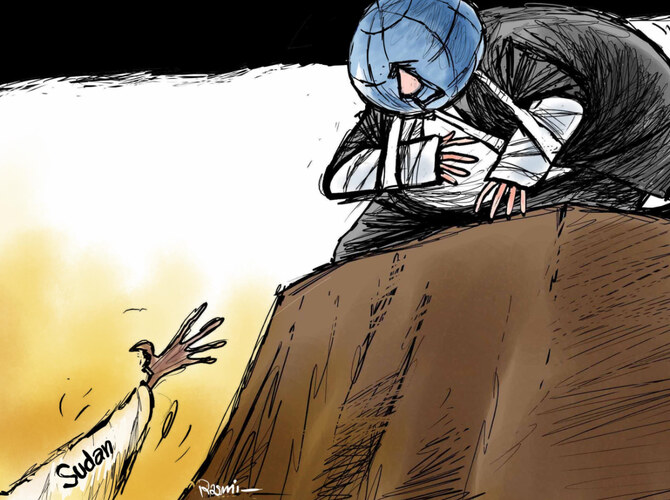 Cartoon by Amjad Rasmi. (Courtesy of Asharq Al-Awsat)