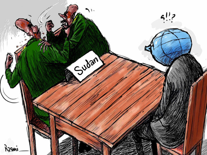 Cartoon by Amjad Rasmi. (Courtesy of Asharq Al-Awsat)