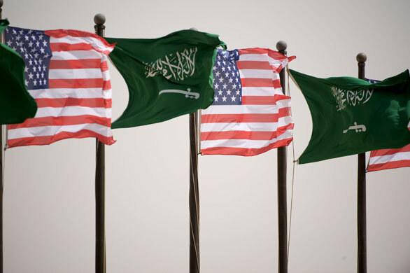 Saudi flags fly high on main roads in preparations for National Day