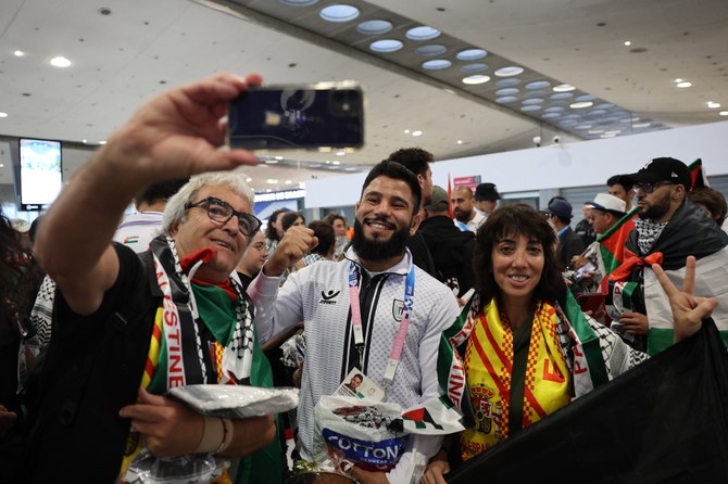 Palestinian Olympic team arrives in Paris
