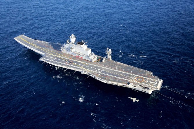 India unveils home-built aircraft carrier