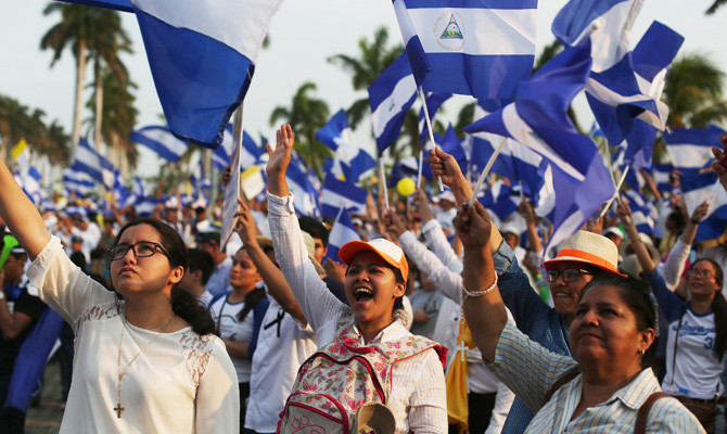 Thousands march to demand justice as Nicaragua protest toll hits 43