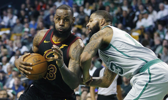 LeBron seeks 8th NBA Finals in a row as Cavs face Celtics Arab News