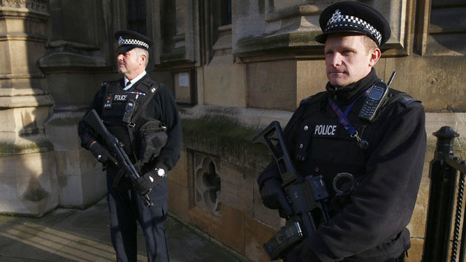 Armed British Police Arrest Man On Suspicion Of Terrorism Offenses ...