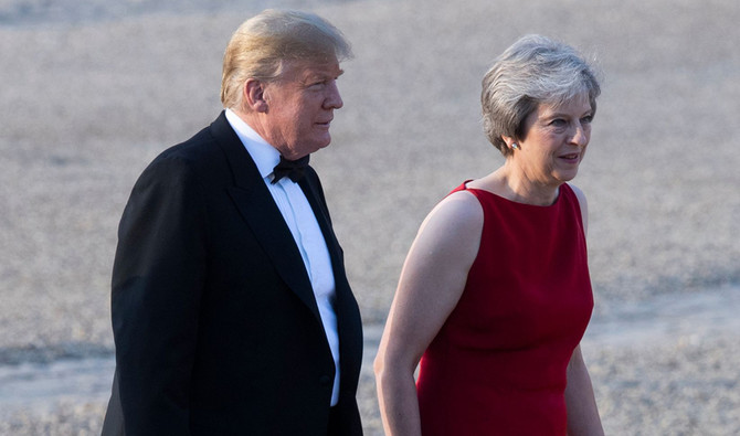 Trump Says May’s Brexit Plan Would Kill UK-US Trade Deal | Arab News