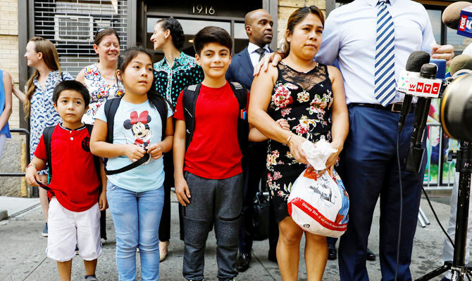 7 immigrant children reunited with their mothers in New York