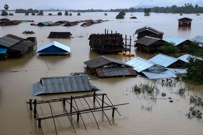 Nearly 120,000 Displaced In Myanmar Floods | Arab News